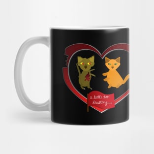 Trusting Cat and Zombie Cat Mug